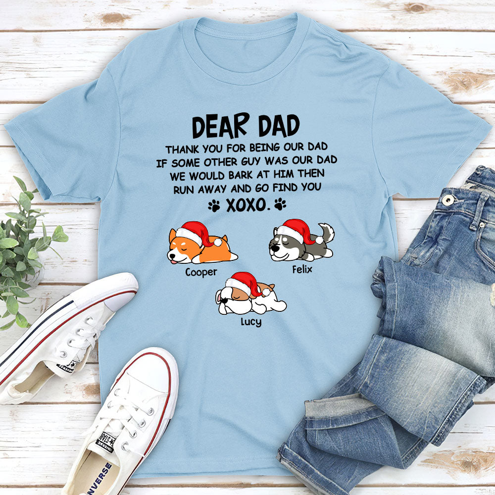 Dear Xoxo Personalized Custom Premium Sleeping T-shirt for Pet Lovers - Men's Fit