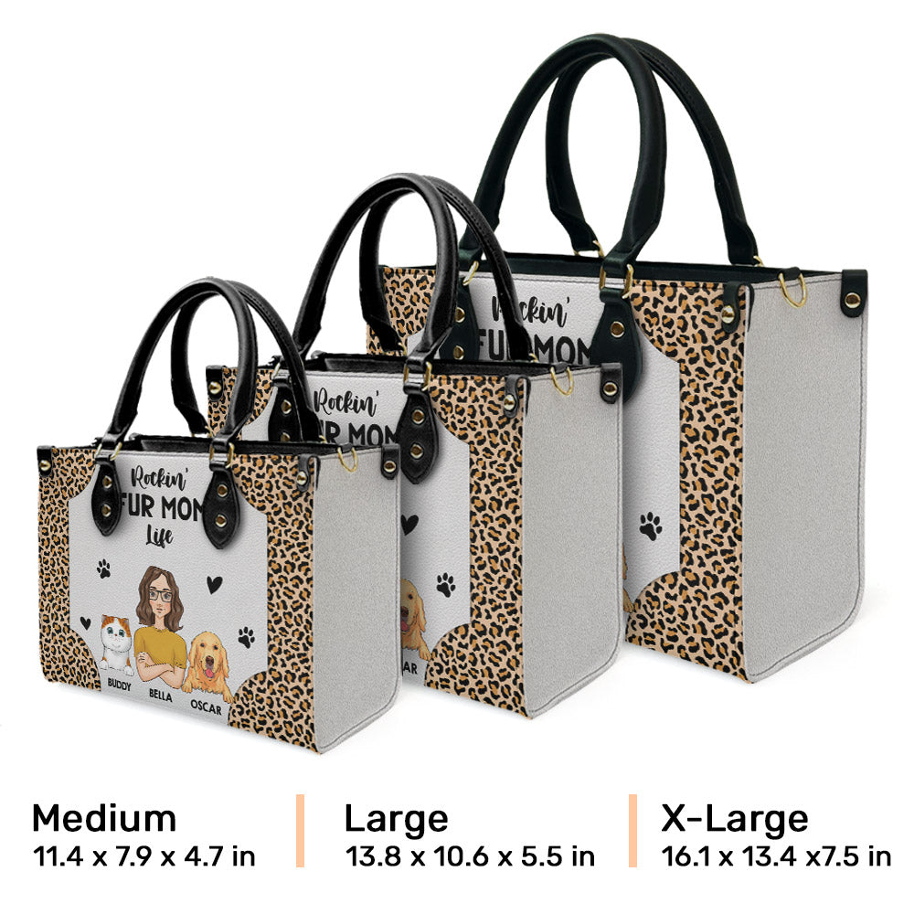 Dog Mom's Dream - Personalized Custom Leather Handbag for a Better Life