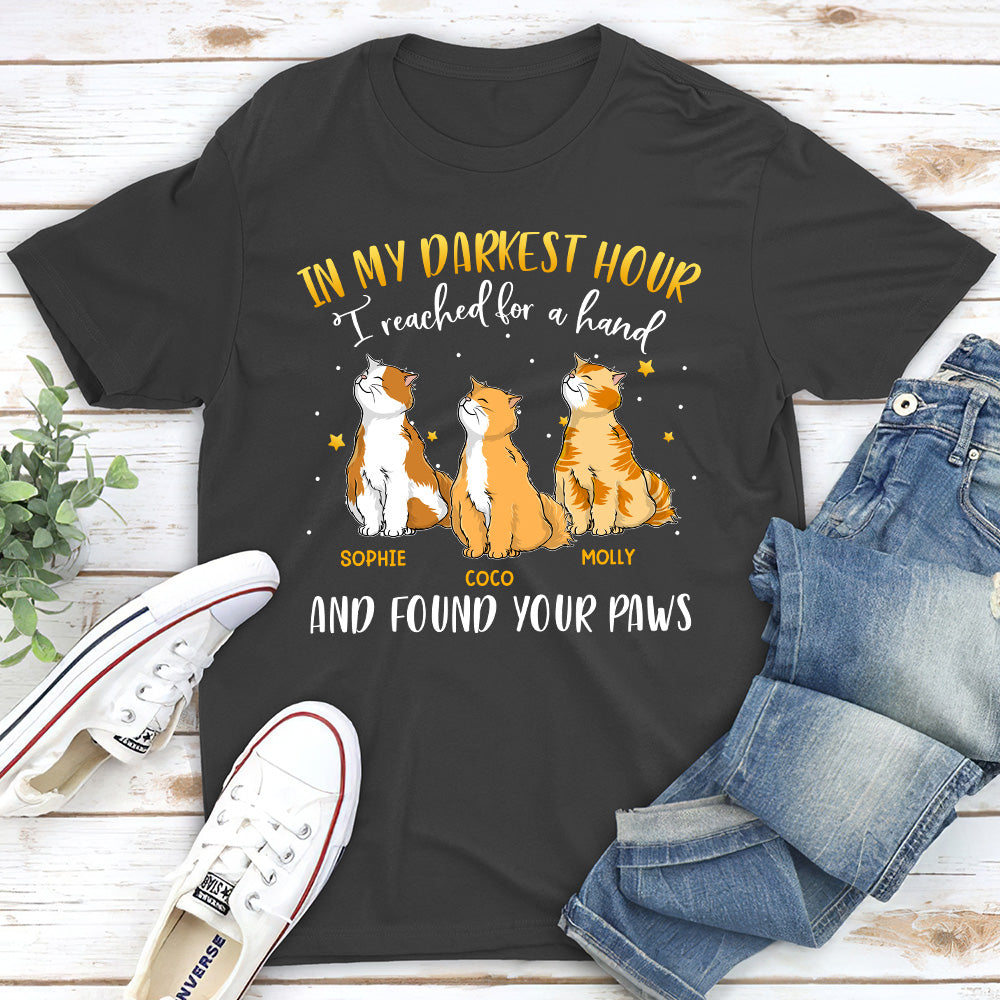 Found Your Paw - Personalized Custom Unisex 5.3 oz T - shirt for Pet Lovers