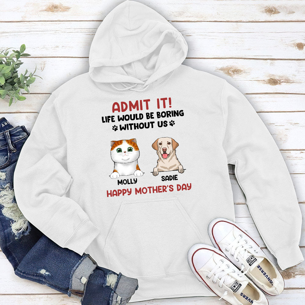 Admit It - Unisex 8.0 oz Personalized Custom Hoodie for Pet Lovers