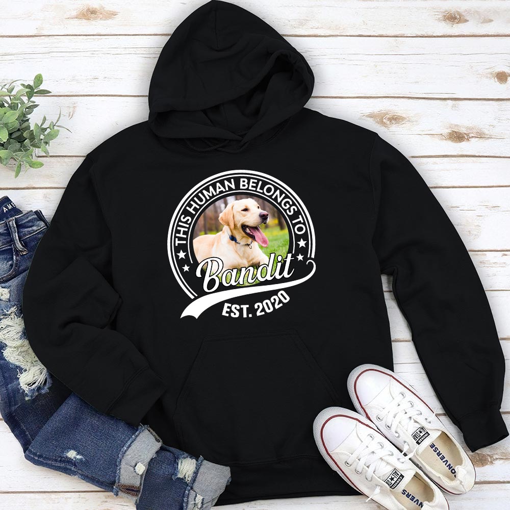 Personalized Custom Human & Pet Photo Hoodie - Ideal Gift for Pet Lovers