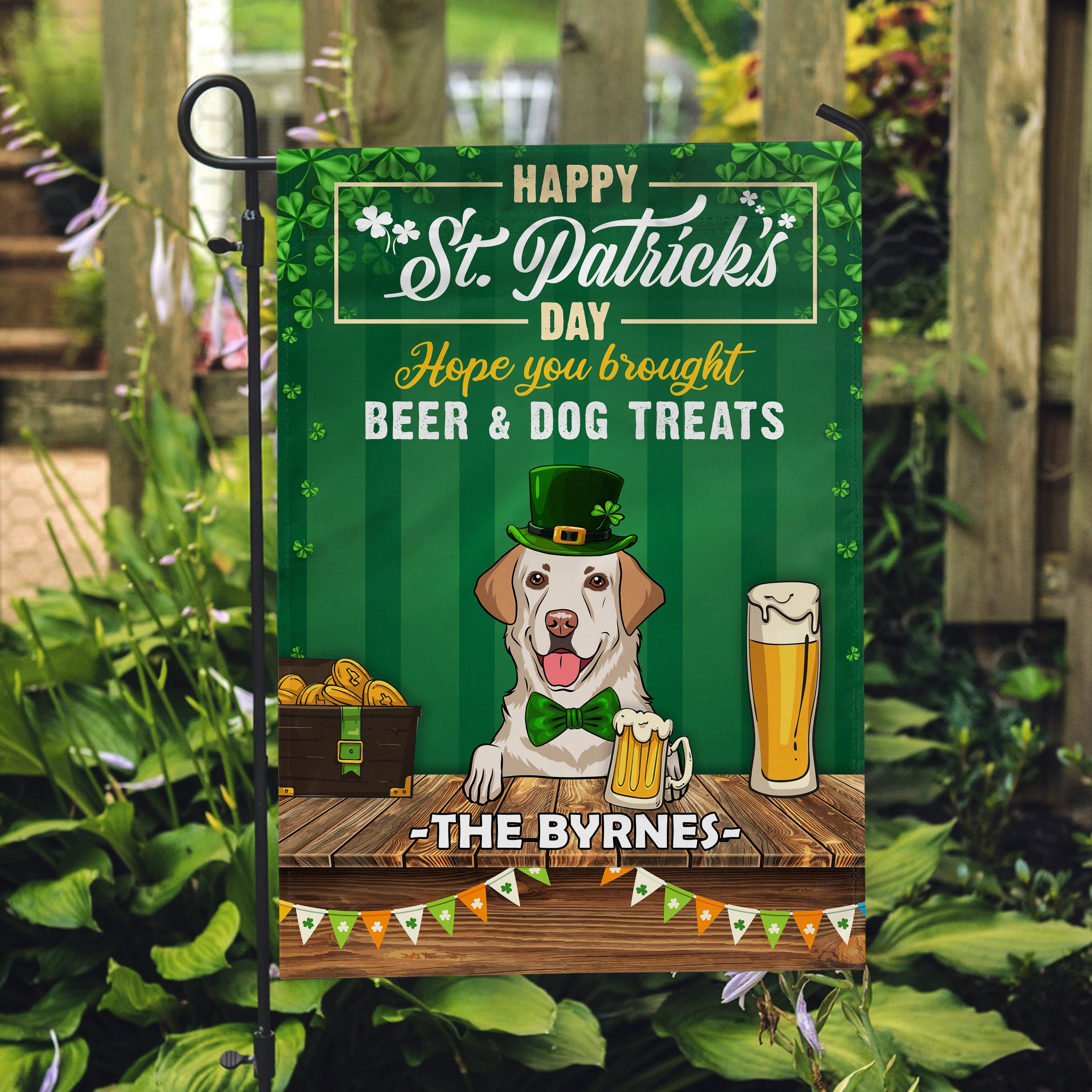 Hope You Brought - Personalized Custom Polyester Garden Flag for Pet Lovers (Sizes: 12' x 18', 28' x 40')