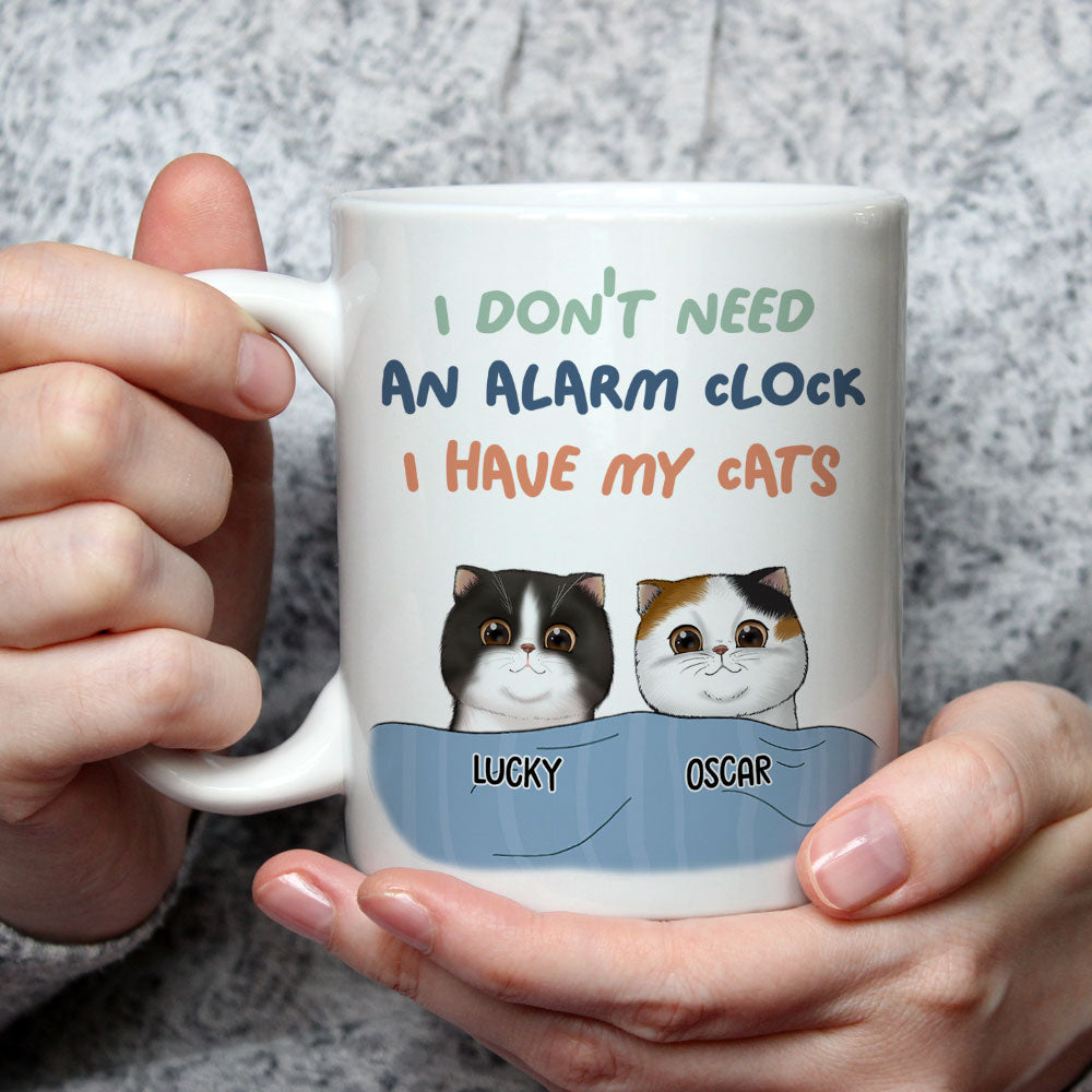 Unique Personalized Custom Coffee Mug - No Need for an Alarm Clock, Ideal for Pet Lovers