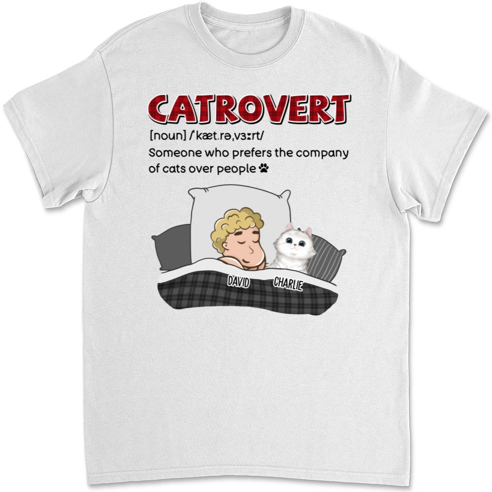 Catrovert - Personalized Custom Unisex 5.3 oz T-shirt for Pet Lovers