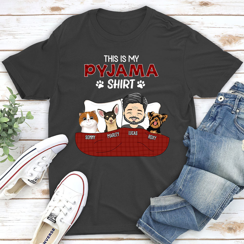 Personalized Custom Unisex Pajama Shirt Version 3 - Perfect Gift for Pet Lovers
