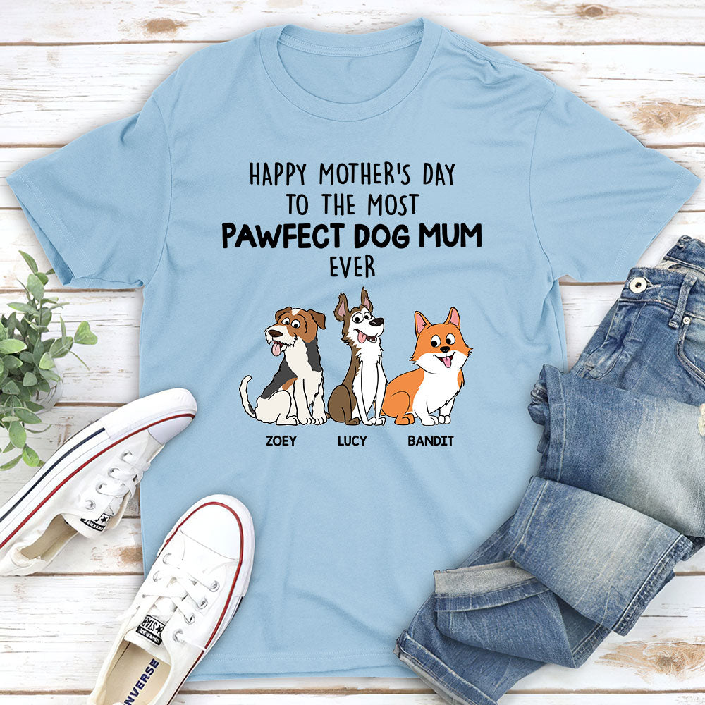 Pawfect Mom - Personalized Custom Unisex Heavy Cotton T-shirt for Pet Lovers