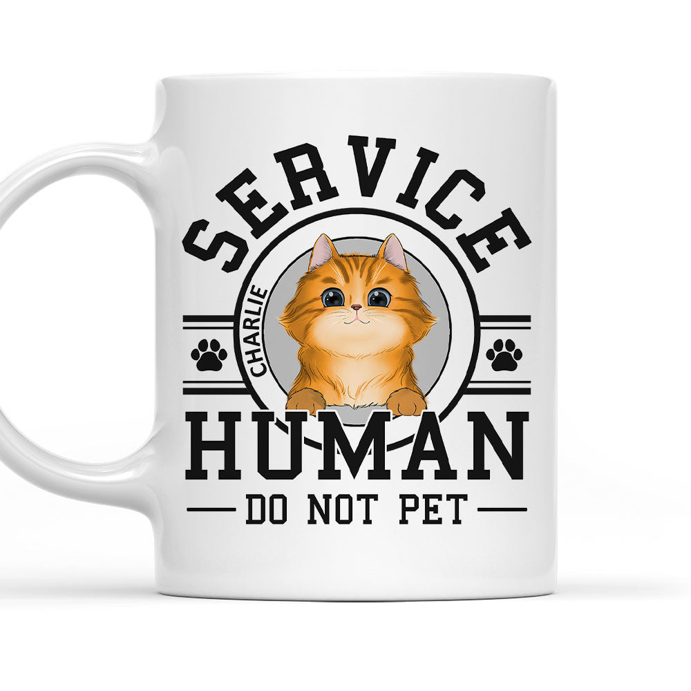 Personalized Custom Pet Service Human Logo Coffee Mug - Ideal Gift for Pet Lovers