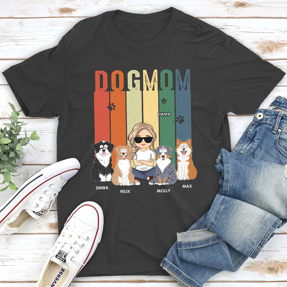 Super Dog Mom - Exclusive Personalized Custom Unisex T-shirt for Pet Lovers
