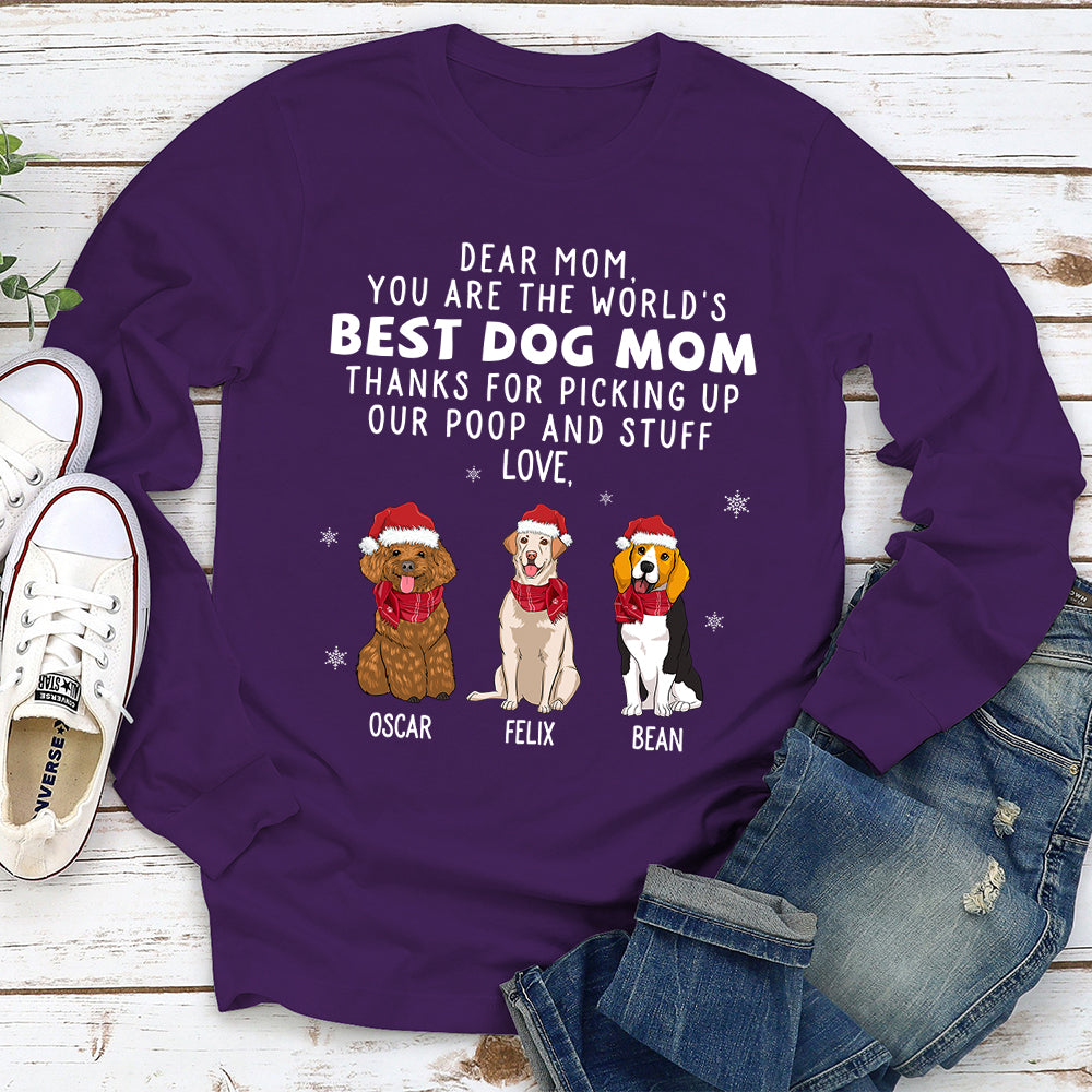 Thank You Dad/Mom - Premium Personalized Custom Long Sleeve T-shirt for Pet Lovers