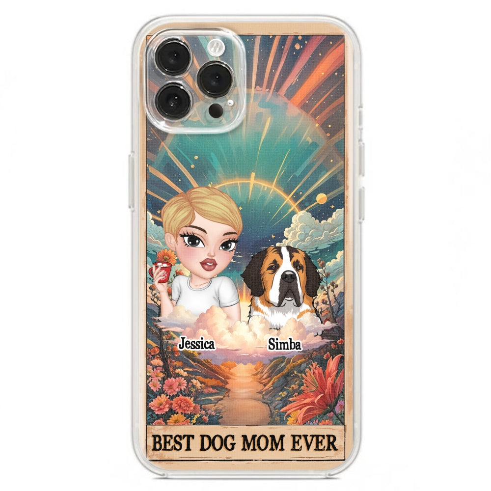 Customizable Dog Mom Tarot Personalized Phone Case - Ideal Gift for Canine - Loving Moms