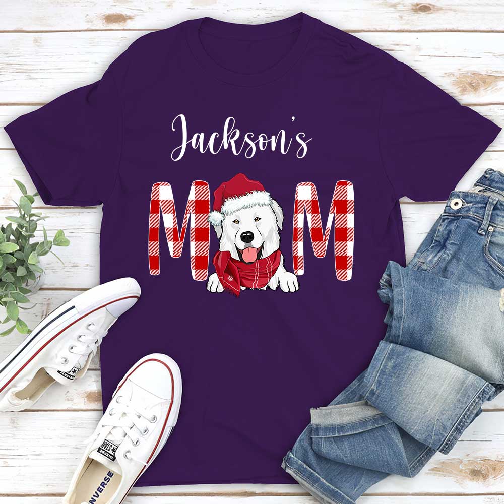 Customizable Unisex Christmas Dog Mom/Dad Personalized T-shirt