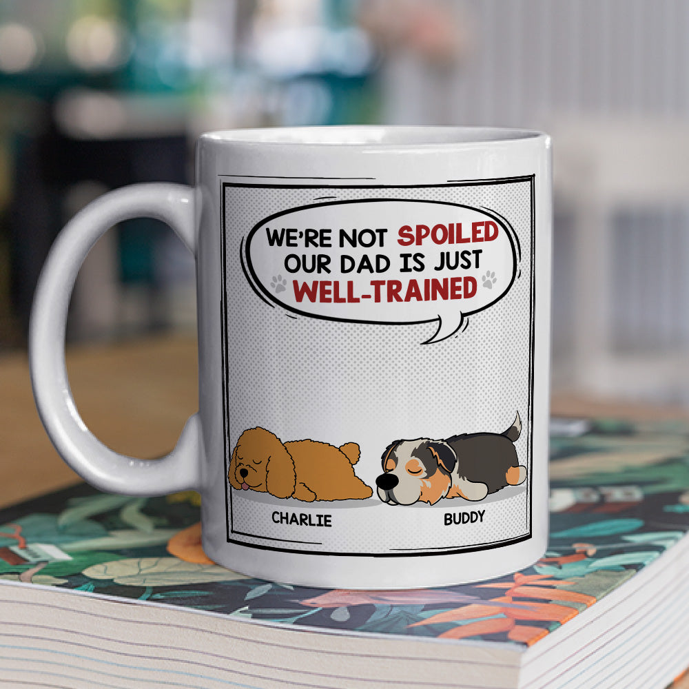 Well-Trained Mom/Dad Personalized Custom Coffee Mug - Ideal Gift for Pet Lovers