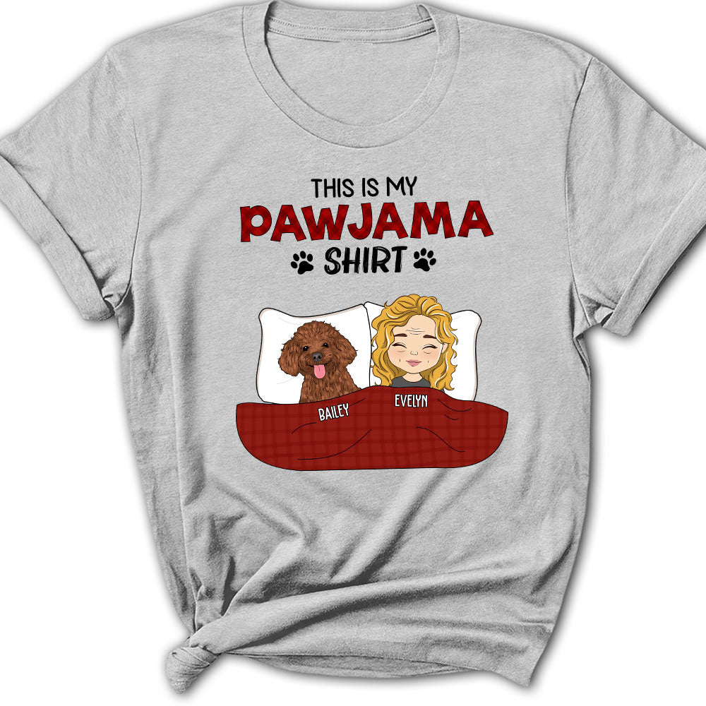 Personalized Custom Women's Pajama Shirt Version 3 - Ideal Gift for Pet Lovers