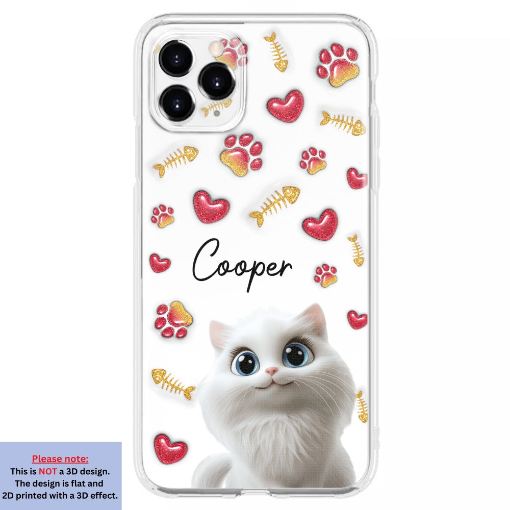 My Adorable Baby Cats - Customizable 3D Inflated Effect Personalized Phone Case for All Smartphones