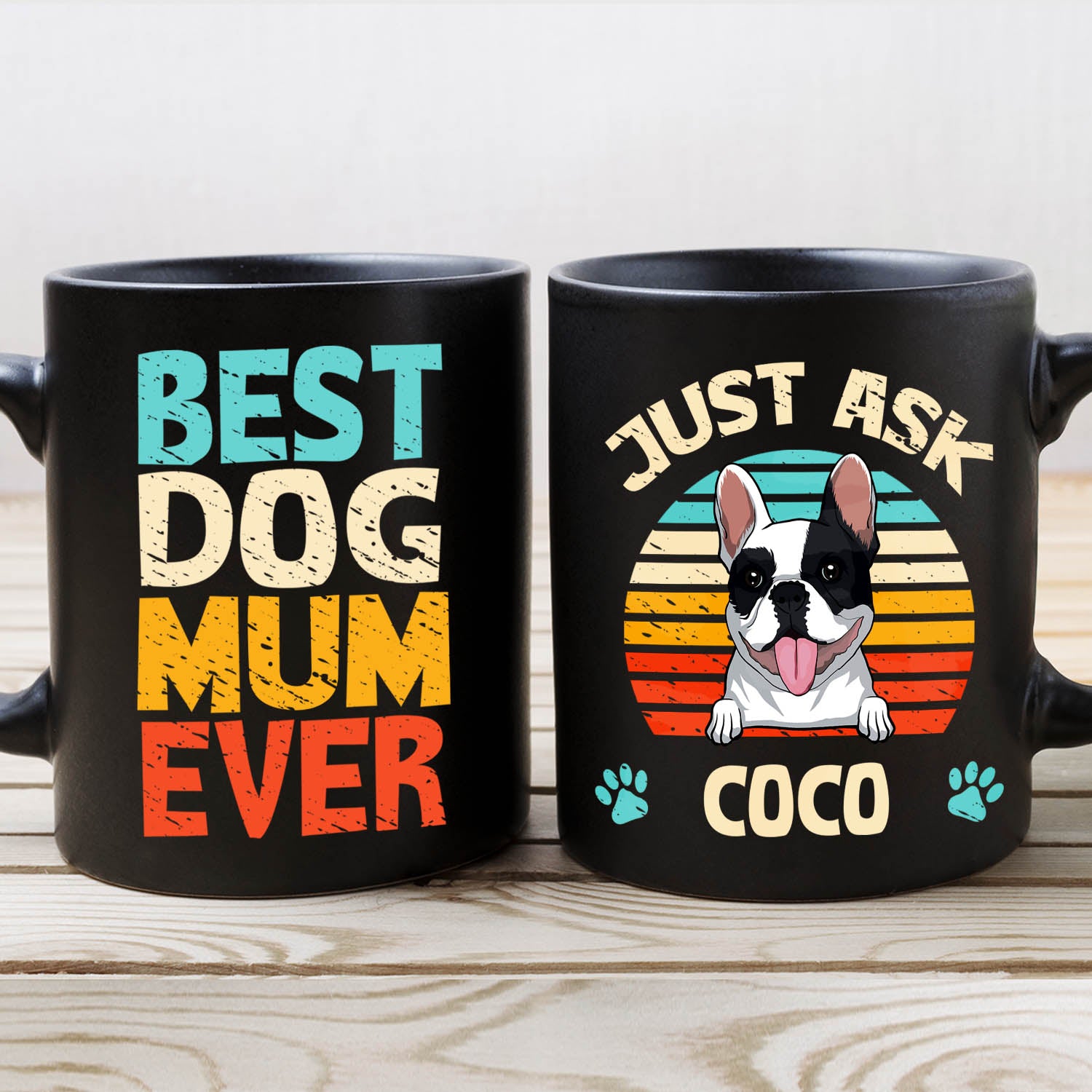Best Dog Dad/Mom Ever - Personalized 11oz & 15oz Ceramic Coffee Mug
