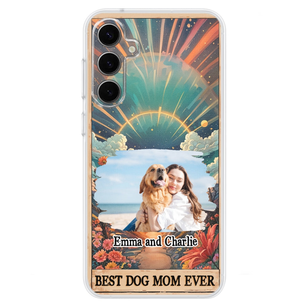 Personalized Custom Dog Mom Tarot Photo Smartphone Case - Ideal Gift for Dog Lovers