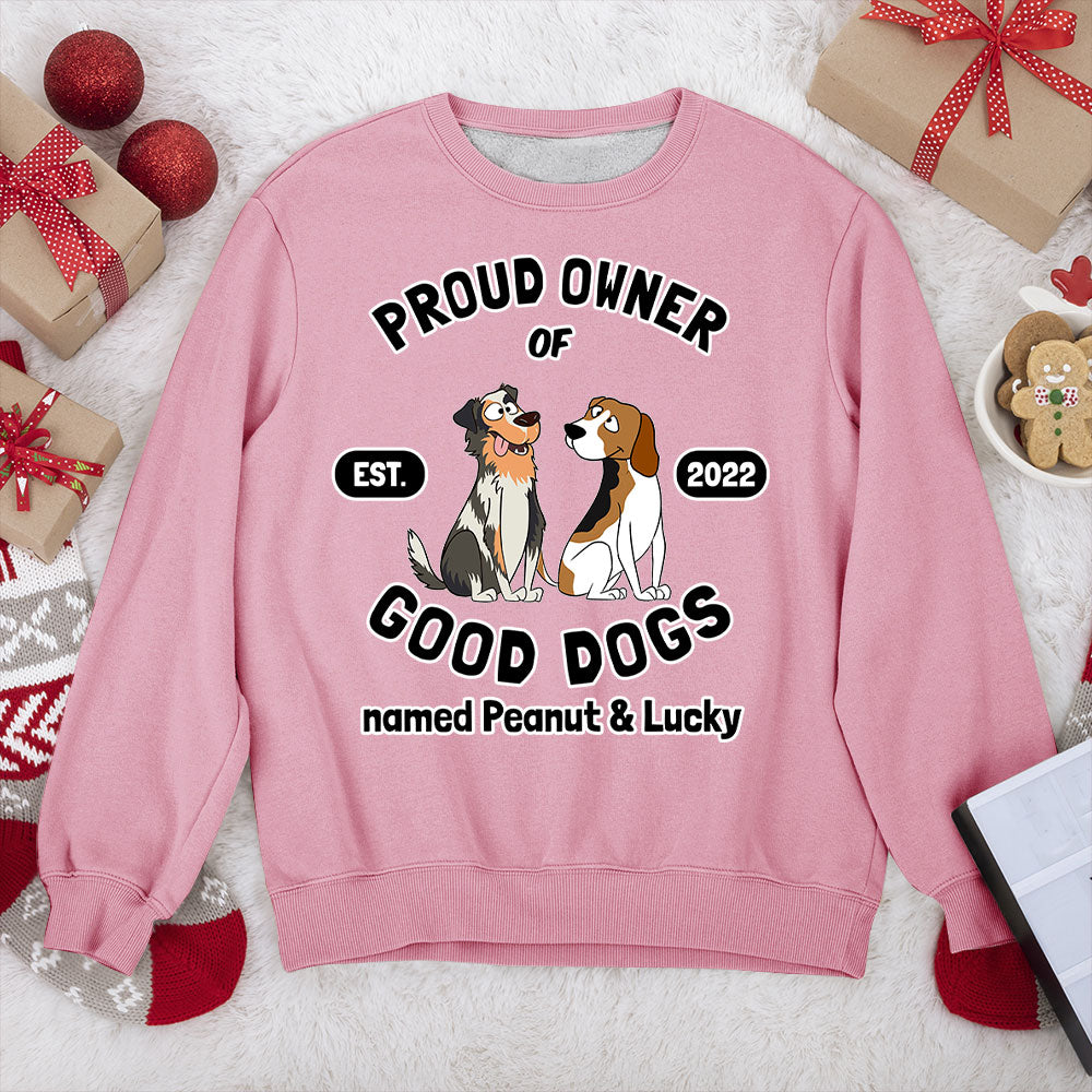 Proud Owner - Personalized Custom Unisex 8.0 oz Sweatshirt for Pet Lovers