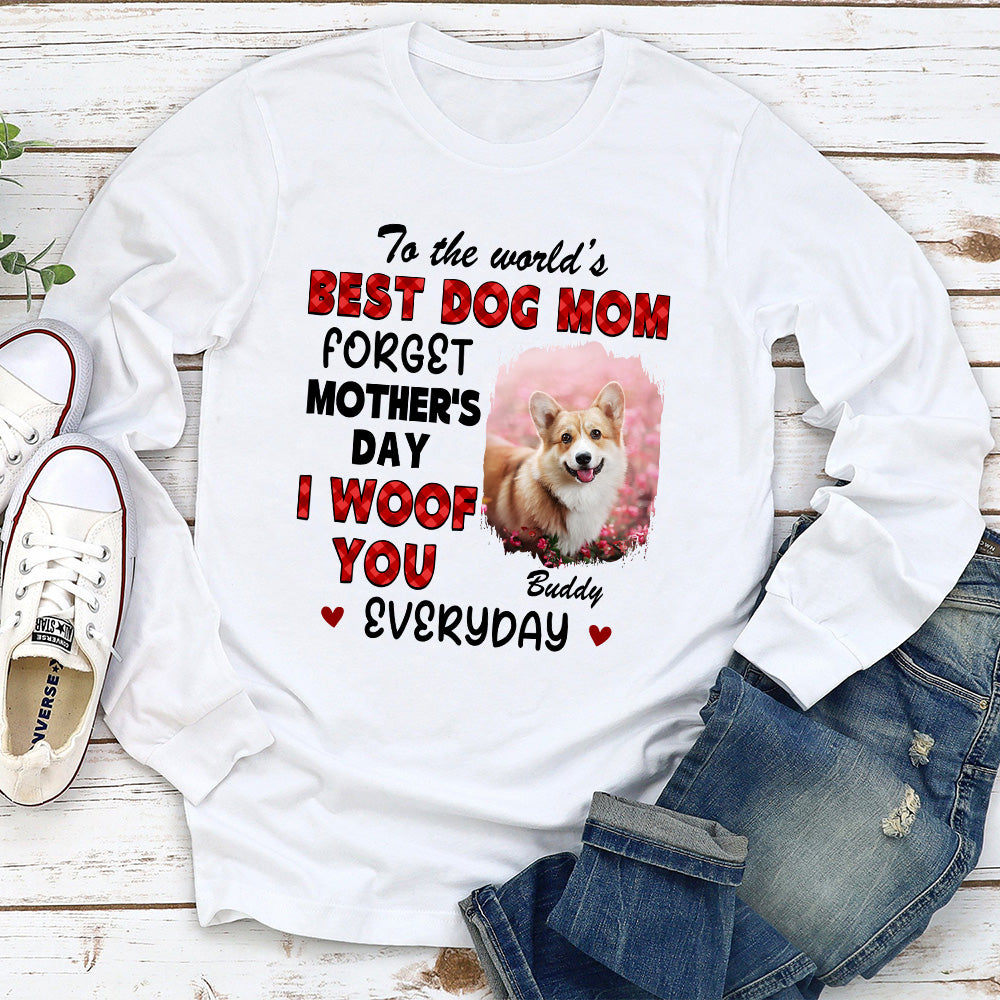 Forget Mom Day - Stylish Personalized Custom Long Sleeve T - shirt for Pet Lovers