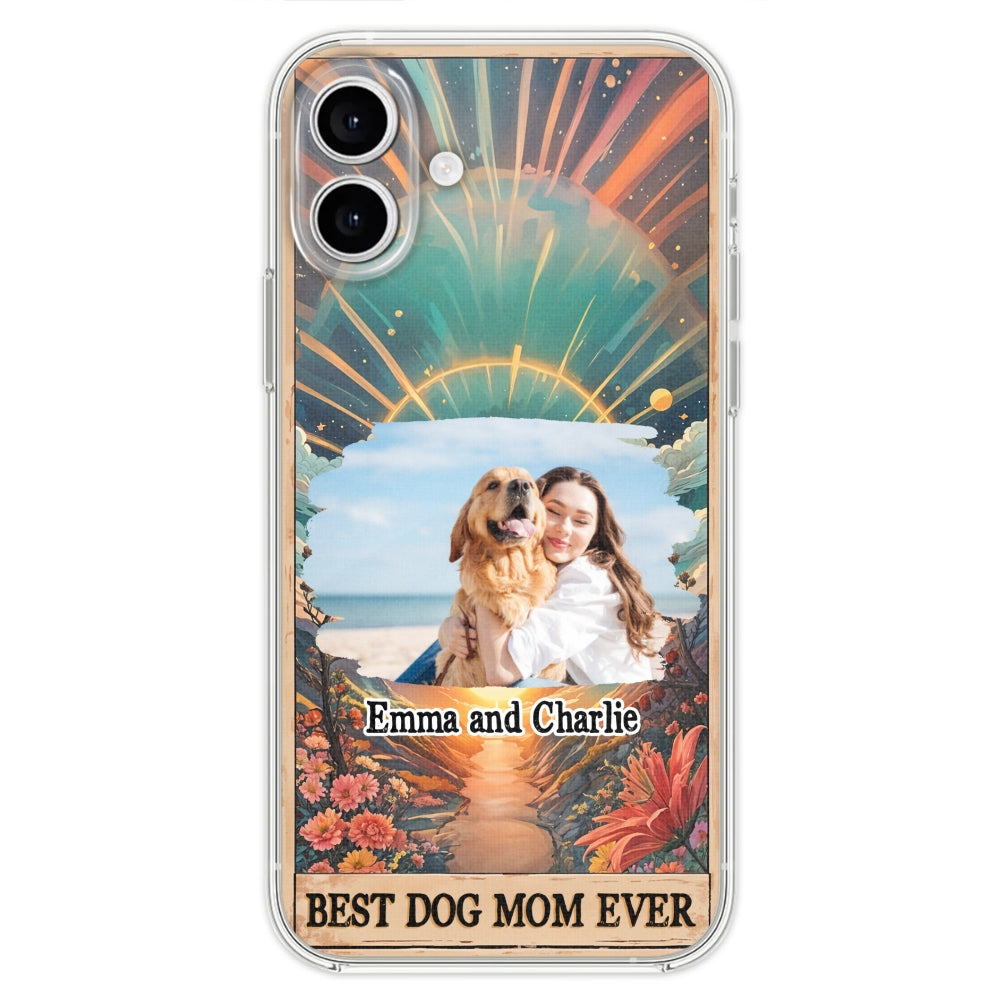 Personalized Custom Dog Mom Tarot Photo Smartphone Case - Ideal Gift for Dog Lovers