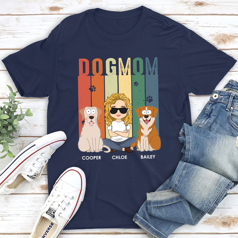 Super Dog Mom - Exclusive Personalized Custom Unisex T-shirt for Pet Lovers