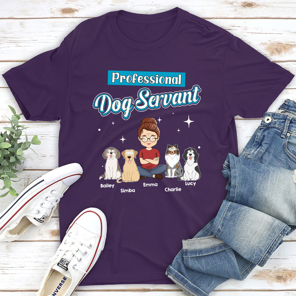 Dog Servant Funny - Stylish Personalized Custom Unisex T-shirt for Pet Lovers