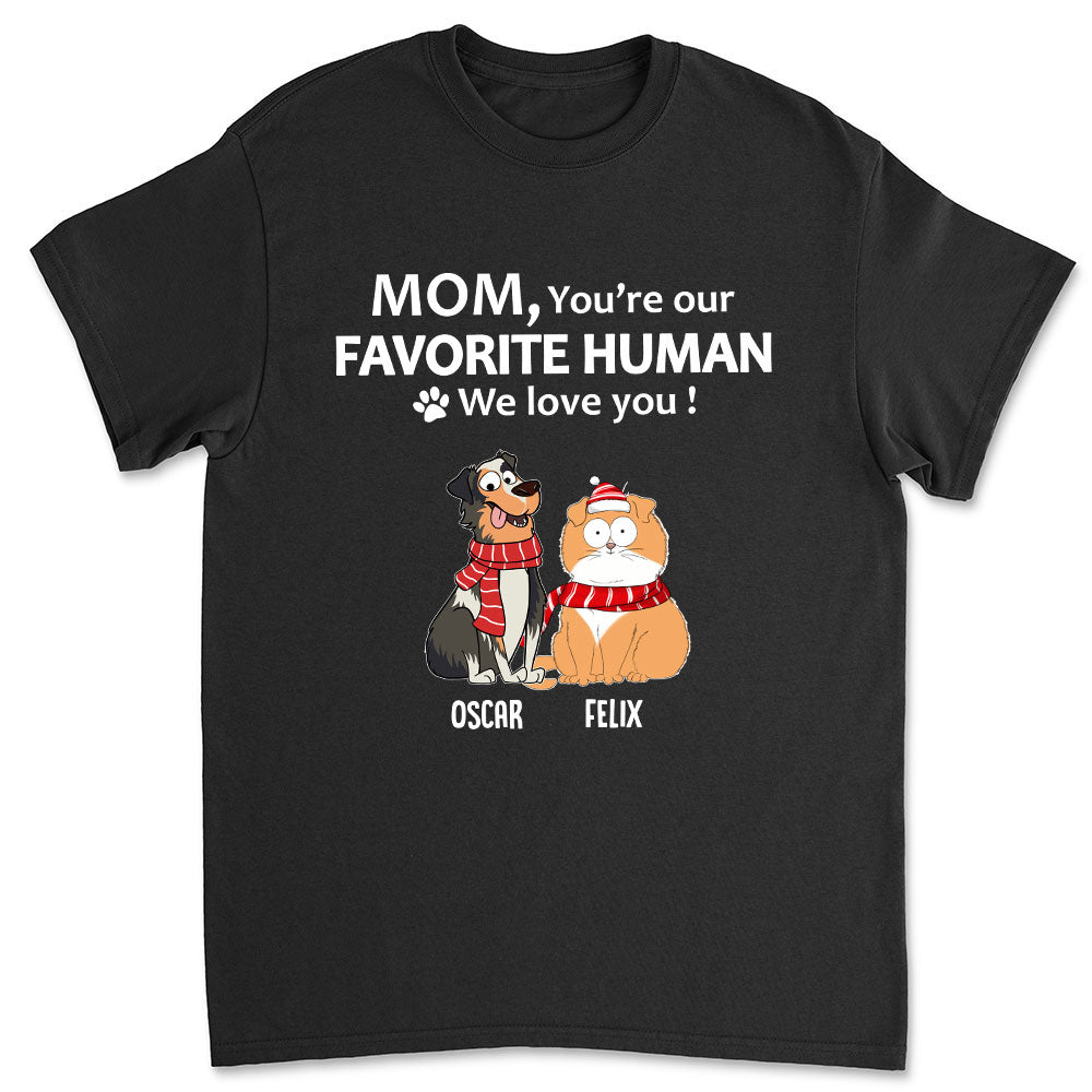 To My Human - Personalized Custom Unisex 5.3 oz T-shirt for Pet Lovers