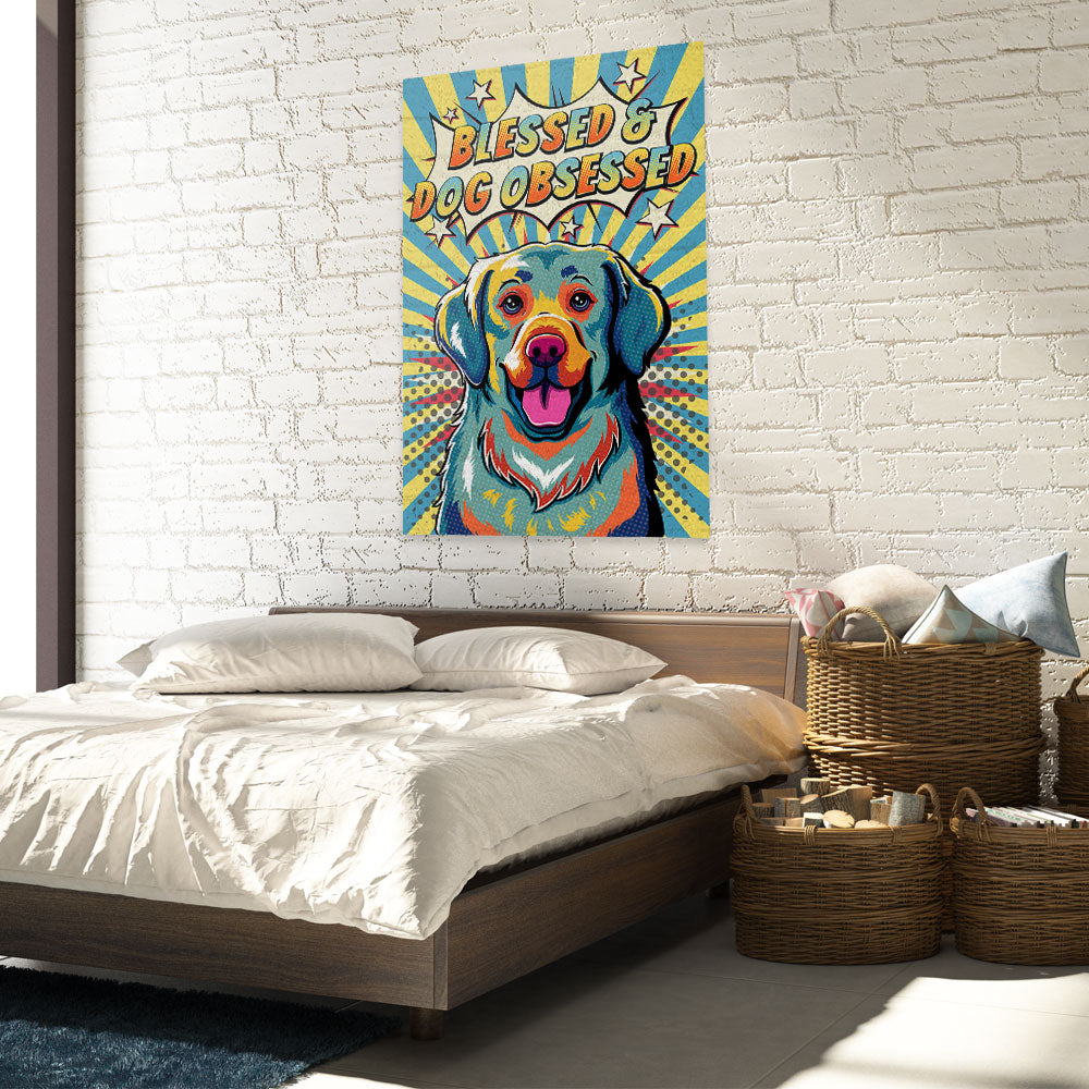 Blessed And Dog Obsessed - High - Quality Archival Poster