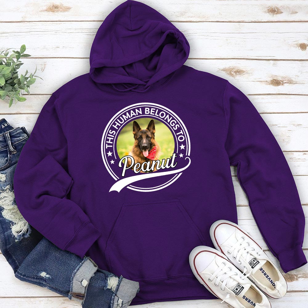 Personalized Custom Human & Pet Photo Hoodie - Ideal Gift for Pet Lovers