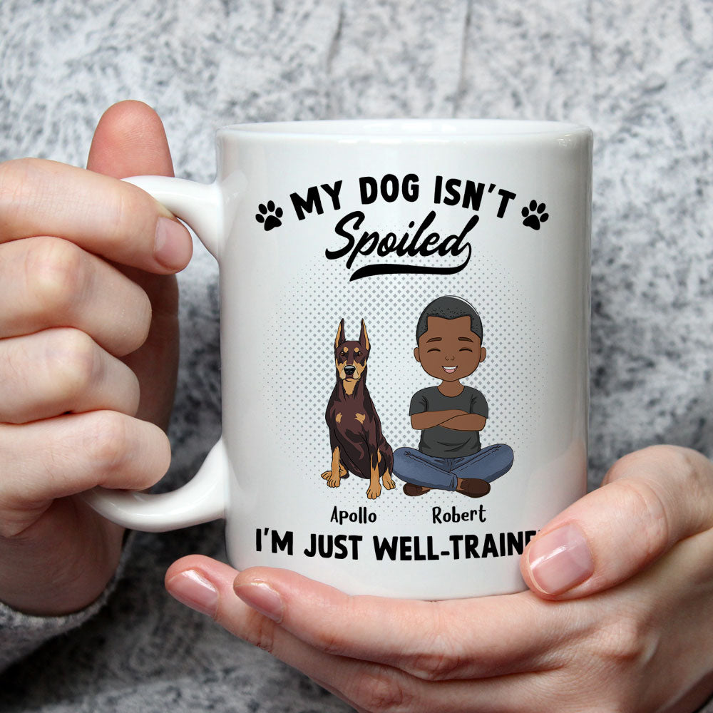 Spoiled Dog - Exquisitely Personalized 11oz Custom Coffee Mug for Pet Lovers