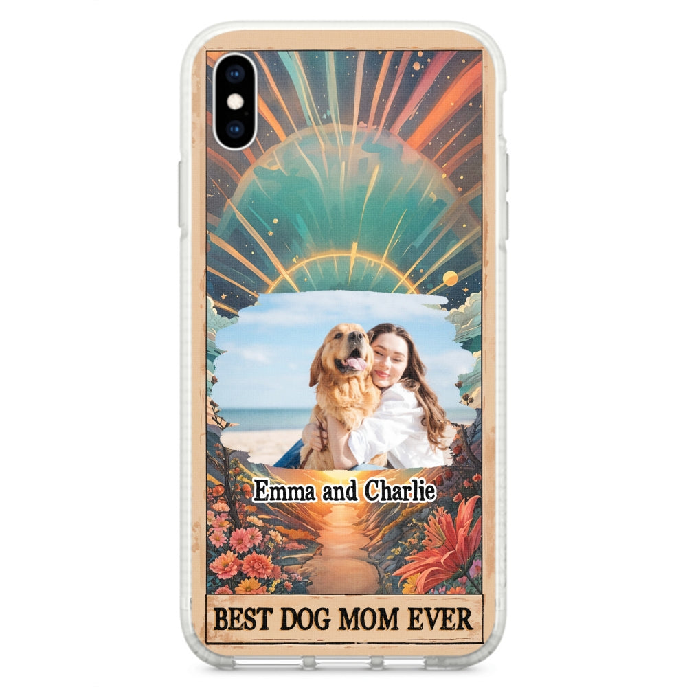 Personalized Custom Dog Mom Tarot Photo Smartphone Case - Ideal Gift for Dog Lovers