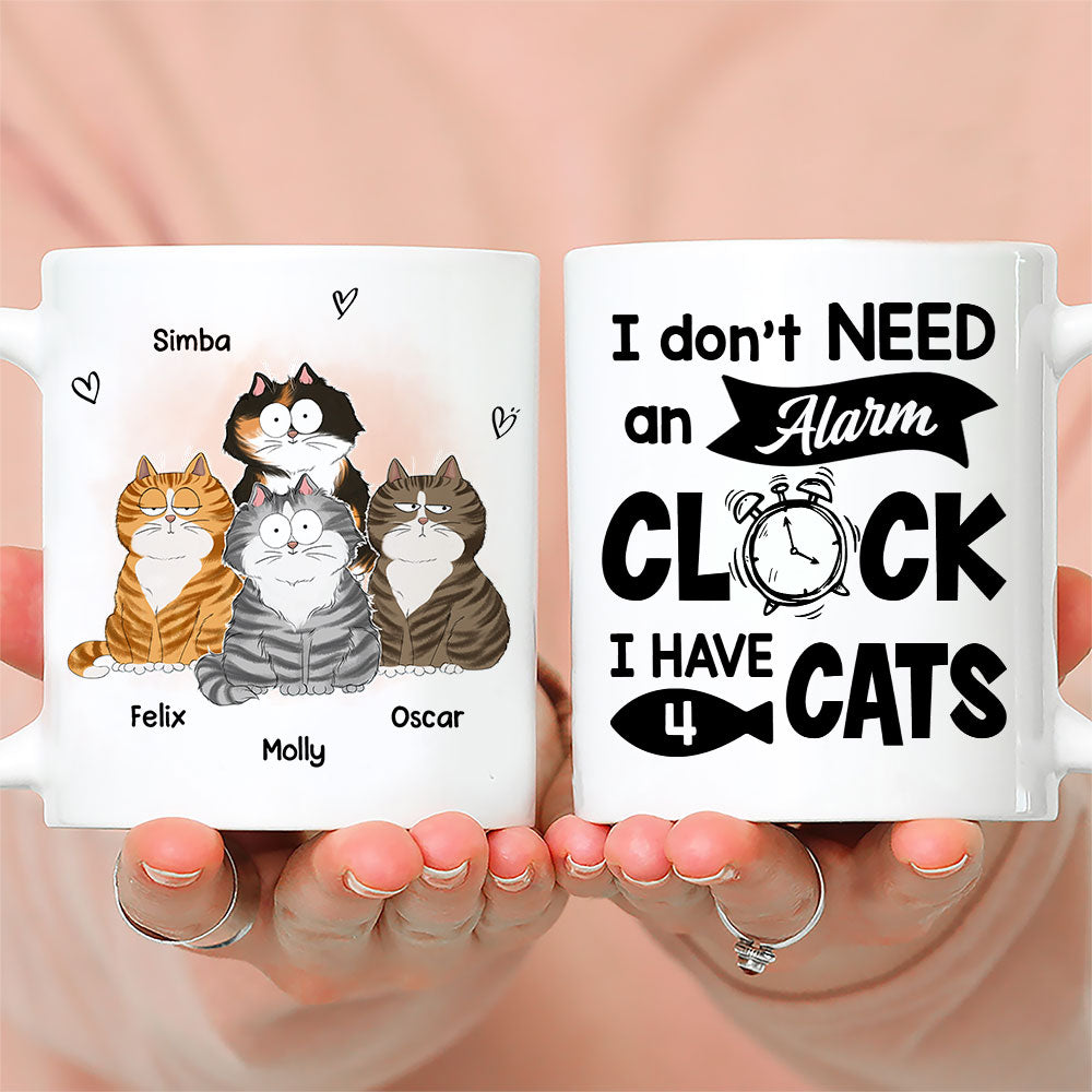 I Have Cats - Personalized Custom Coffee Mug for Pet Lovers