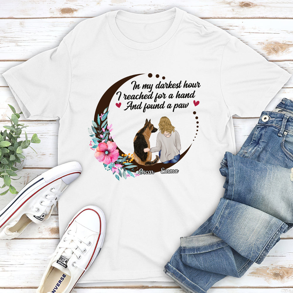 Found A Paw - Personalized Custom Unisex 5.3 oz T-shirt for Pet Lovers