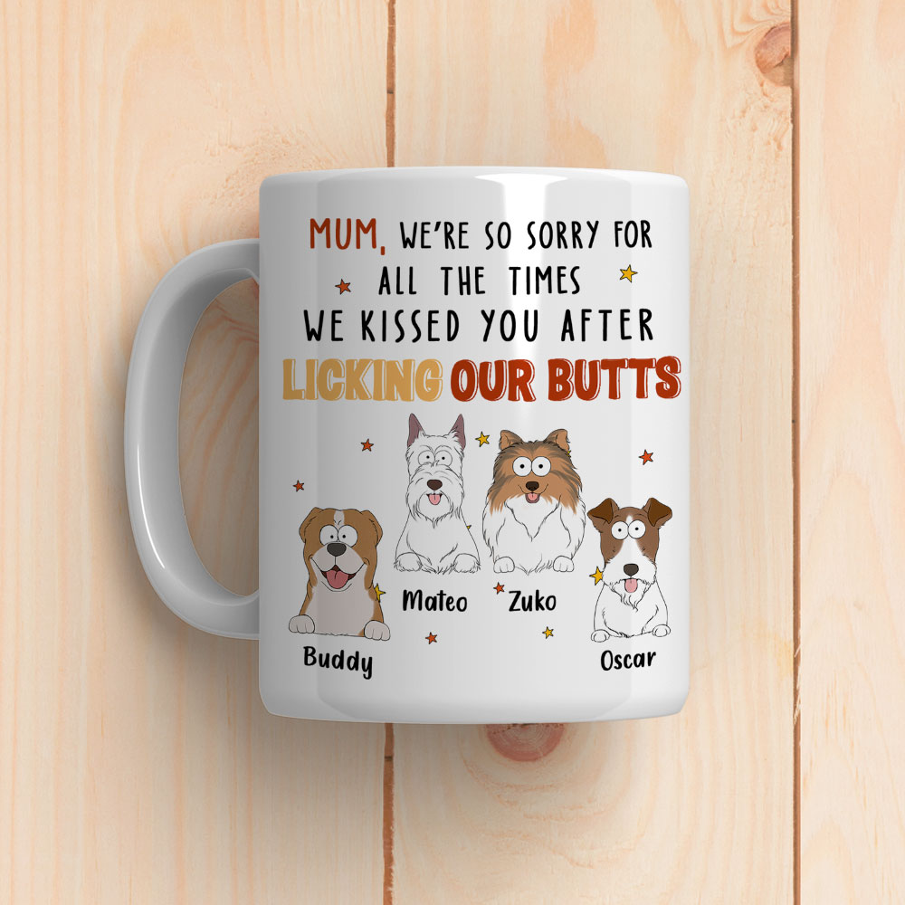 Personalized Custom After Licking My Butt Coffee Mug - 11oz & 15oz Options