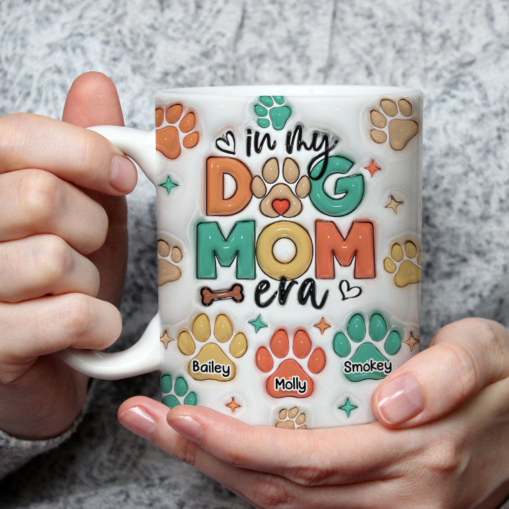 Dog Mom Era - Exquisite Personalized Custom 11oz Coffee Mug