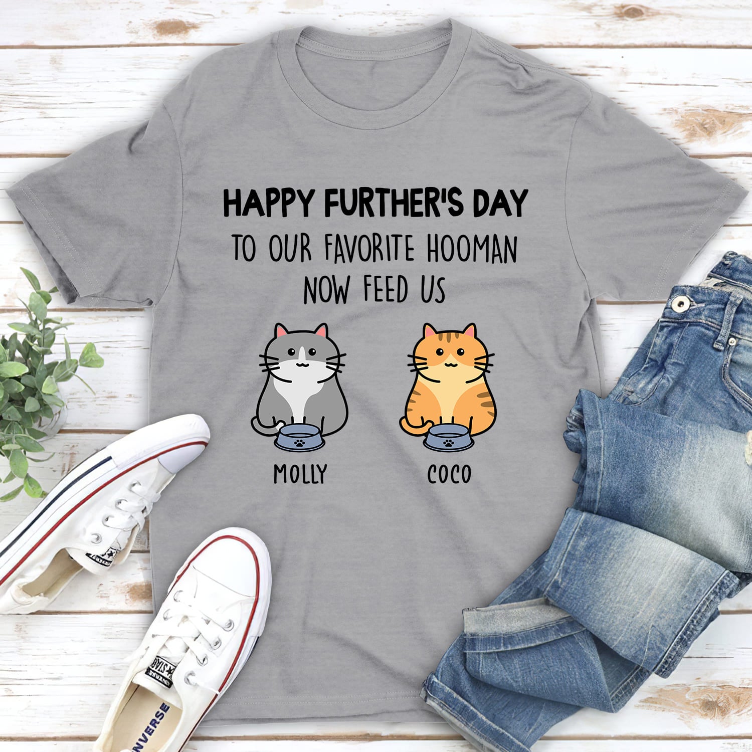 Happy Further’s Day - Personalized Custom Unisex 5.3 oz T-shirt for Pet Lovers