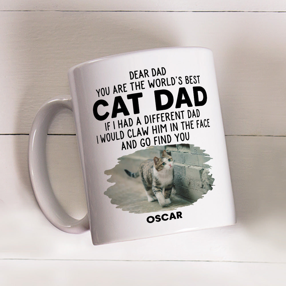 Personalized Custom 'We Would Claw' Photo Coffee Mug - Ideal Gift for Pet Lovers