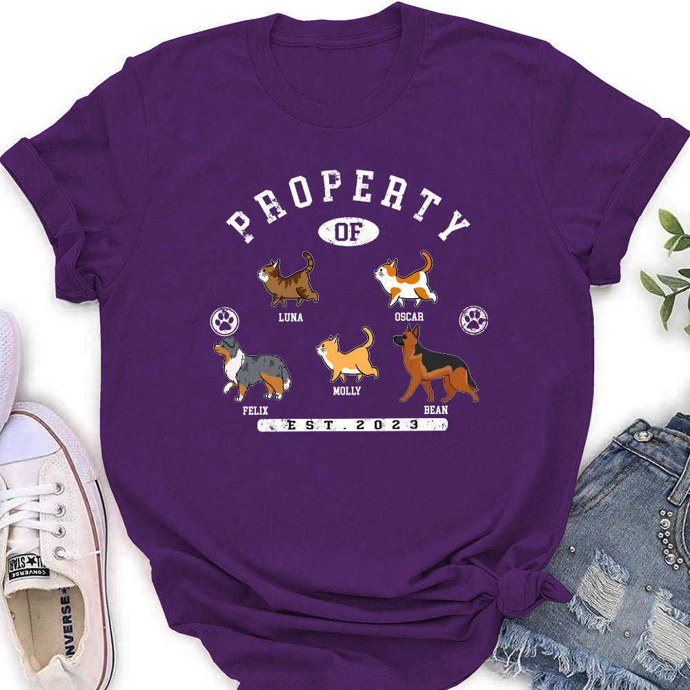 Personalized Custom Women's Pet - Themed T - shirt: Perfect Gift for Pet Lovers