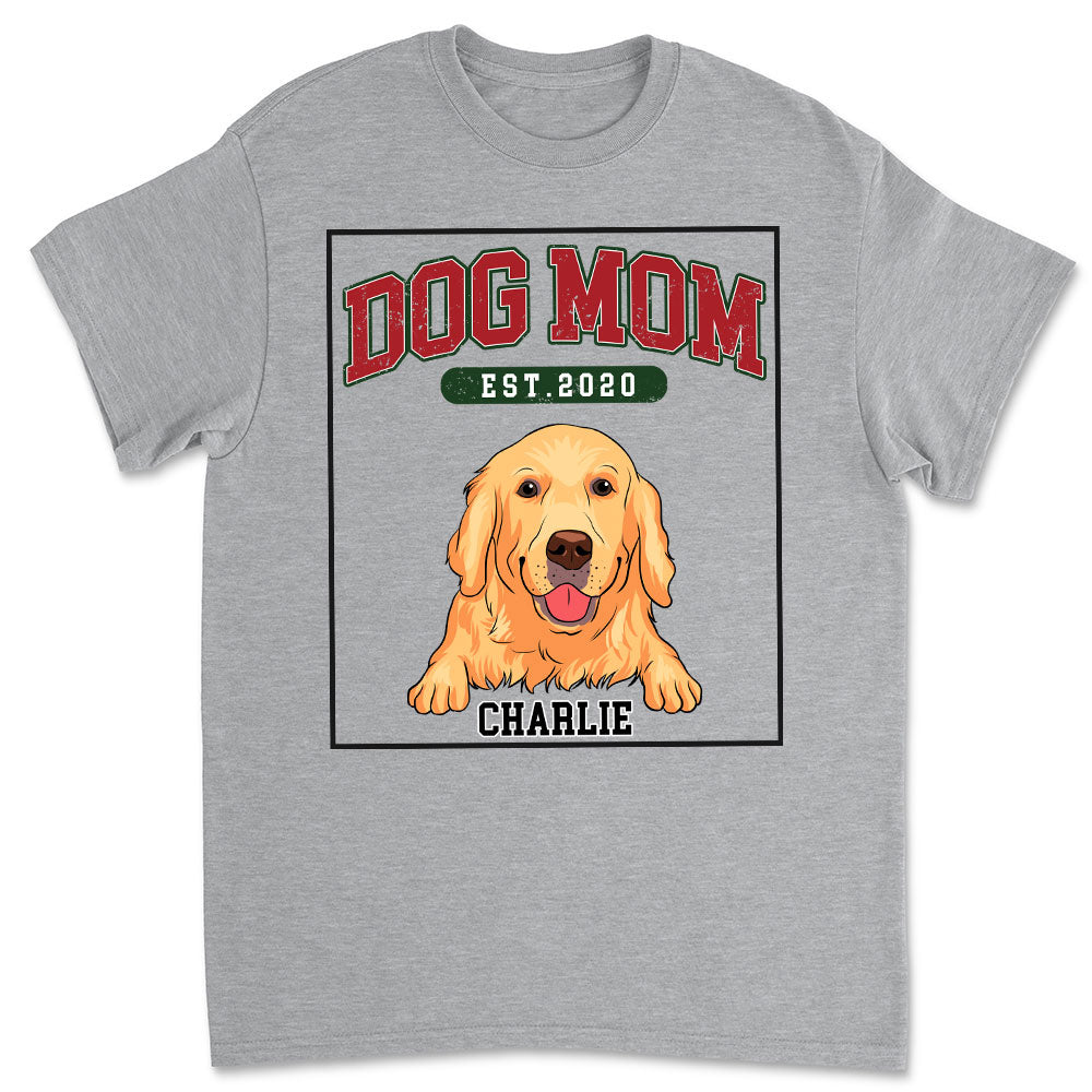 Love You My Mom Dad - Personalized Custom Unisex 5.3 oz T-shirt for Pet Lovers