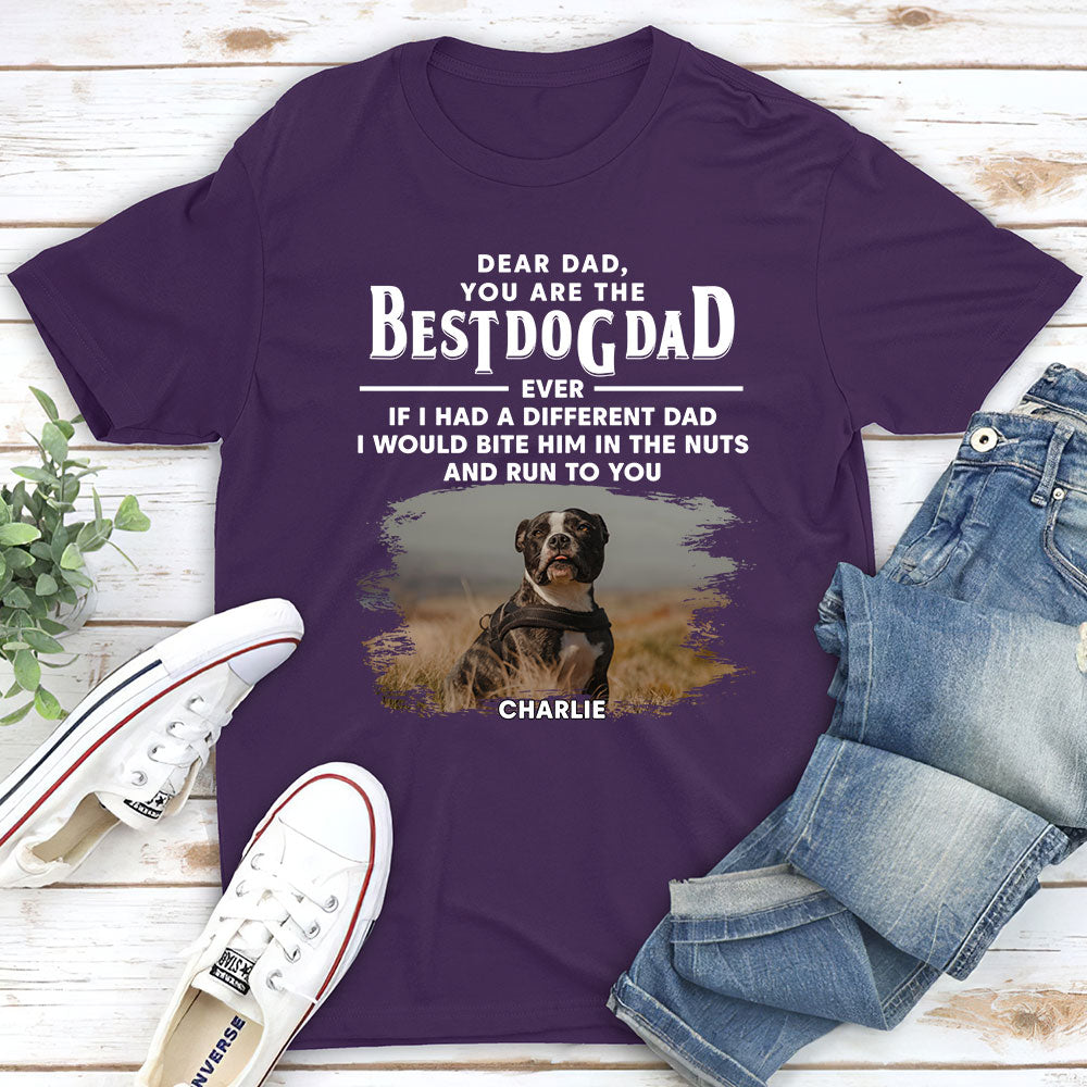 Personalized Custom Unisex 'Dogs Run To You' Photo T-shirt - Ideal Gift for Pet Lovers