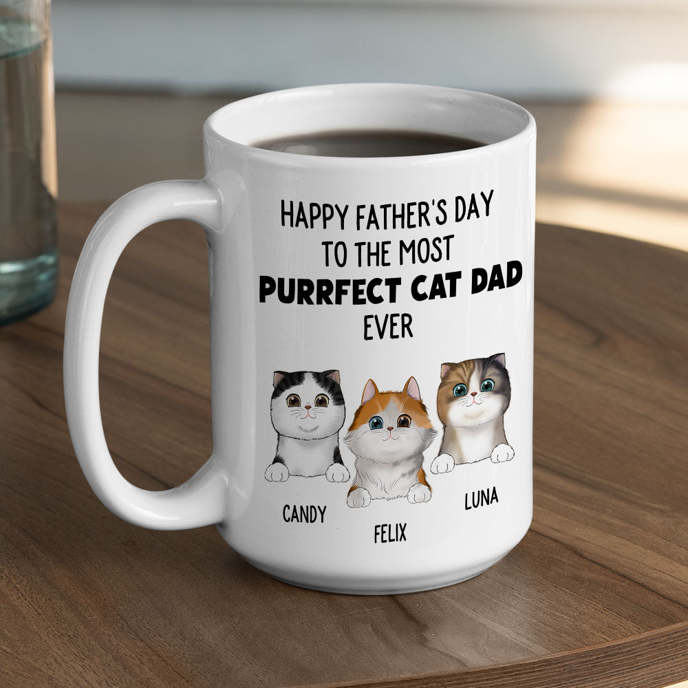 The Most Purrfect - Customizable Personalized Coffee Mug for Pet Lovers