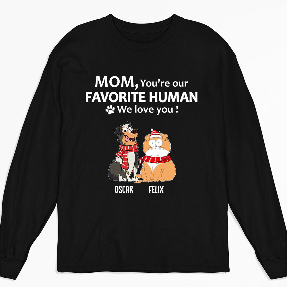 To My Human - Exclusively Personalized Custom Long Sleeve Unisex T-shirt for Pet Lovers