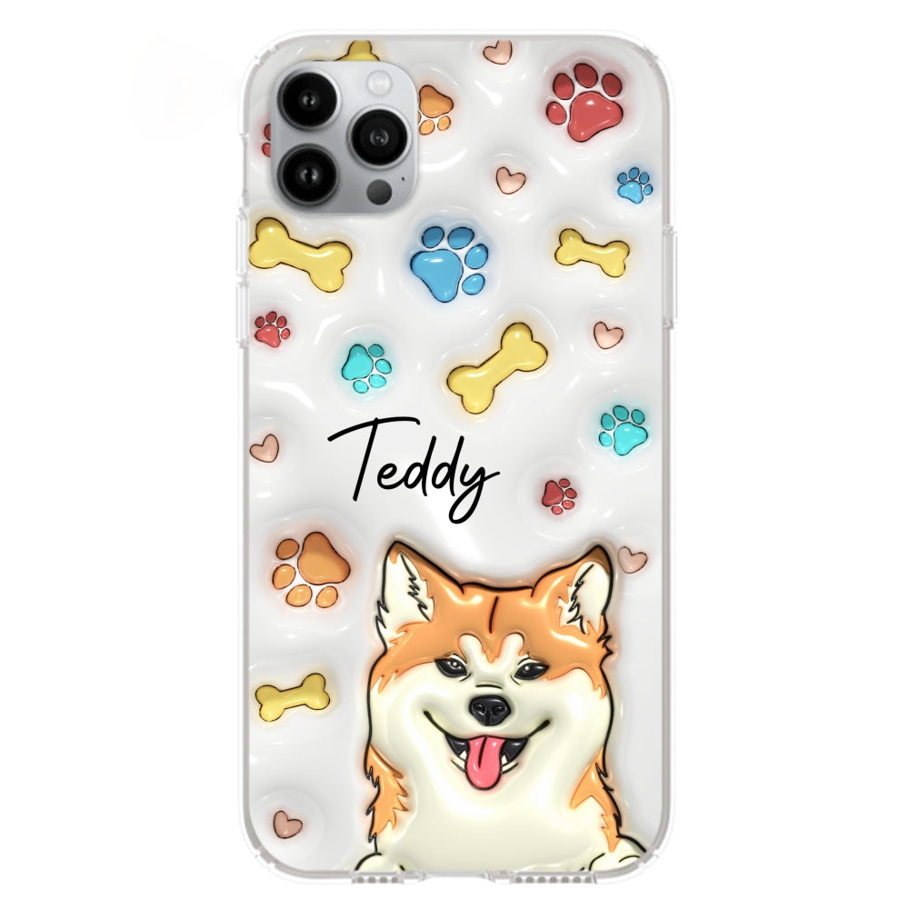 My Adorable Fur Baby - Personalized Custom 3D Inflated Effect Premium Phone Case for Smartphones