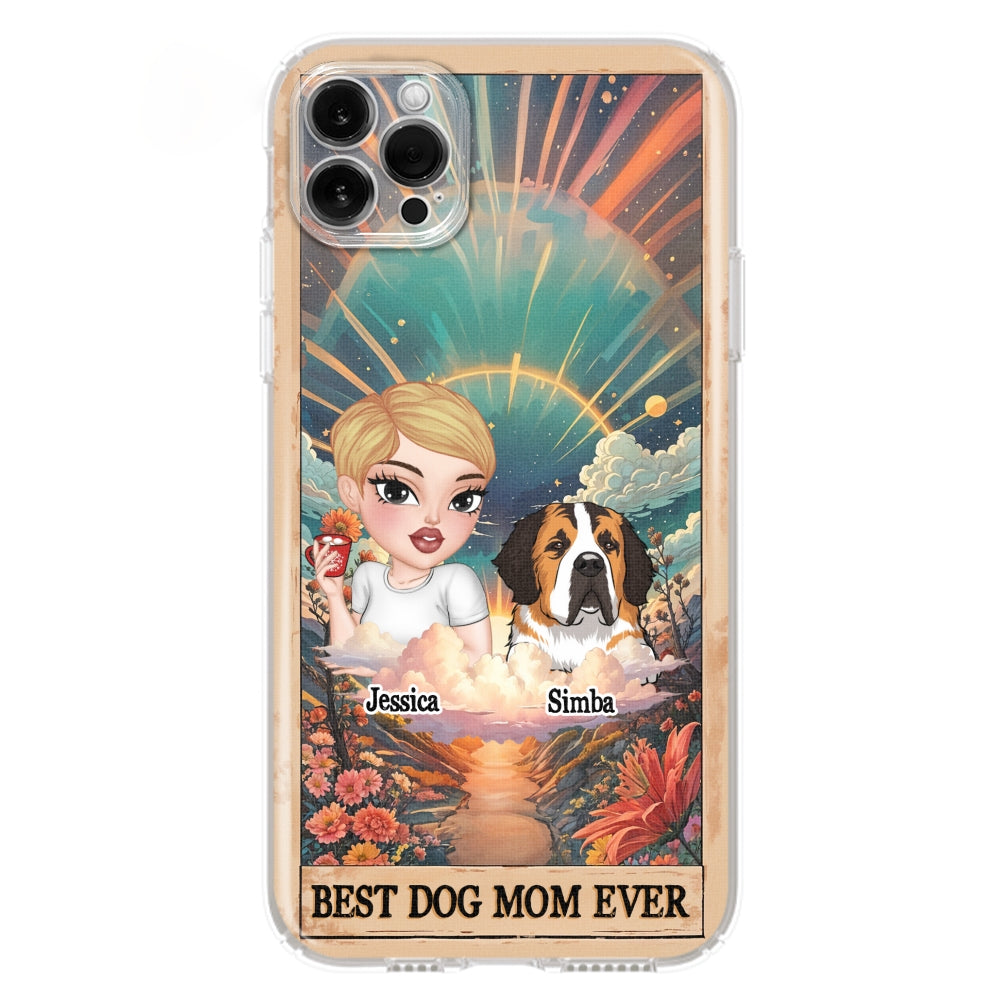 Customizable Dog Mom Tarot Personalized Phone Case - Ideal Gift for Canine - Loving Moms
