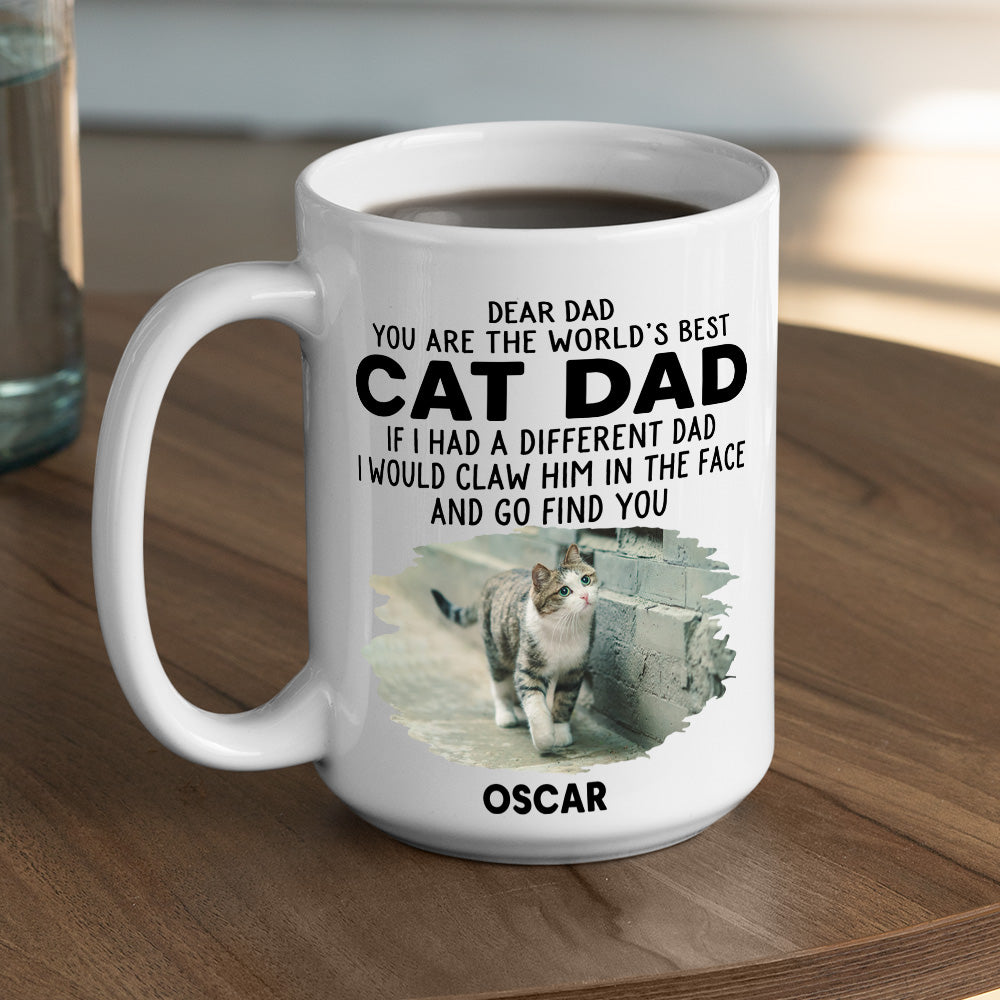 Personalized Custom 'We Would Claw' Photo Coffee Mug - Ideal Gift for Pet Lovers