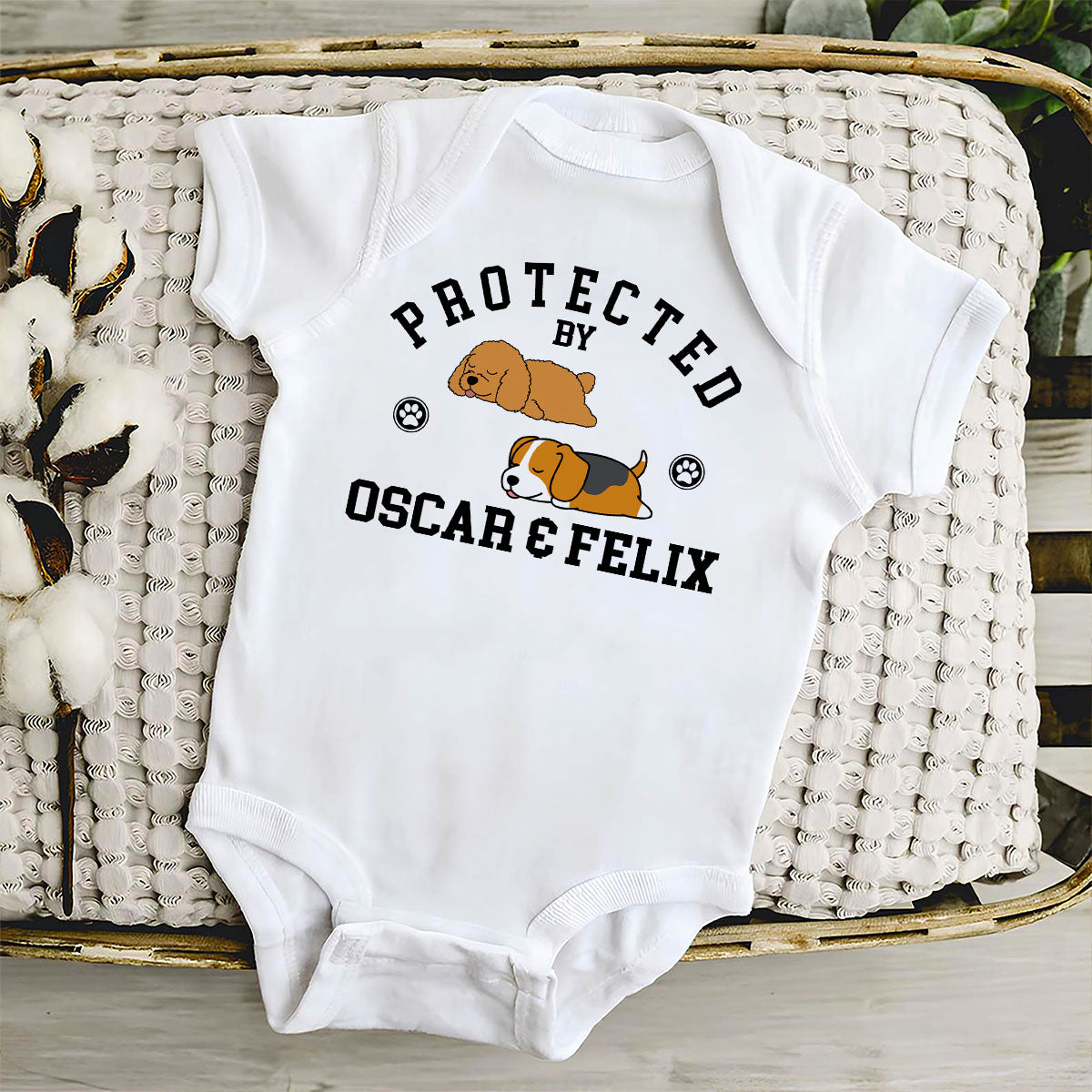 New Best Friend - Personalized Custom Baby Onesie: A Perfect Keepsake for Newborns
