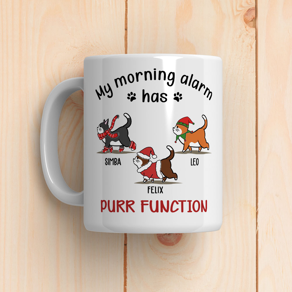 Purr Function - Premium Personalized Custom Coffee Mug for Pet Lovers