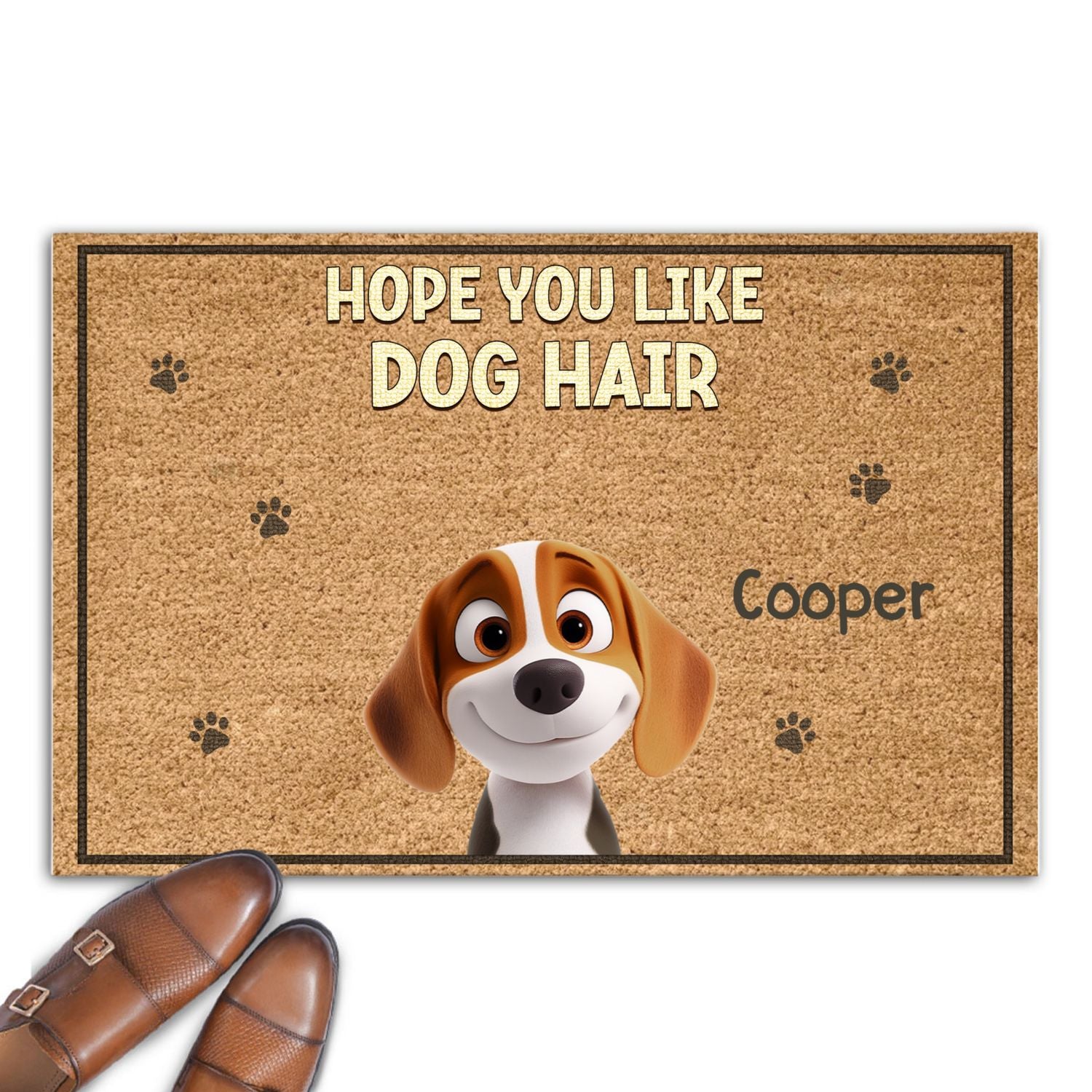 Hope You Like Dog Hair - Customizable Personalized Doormat for Pet Lovers