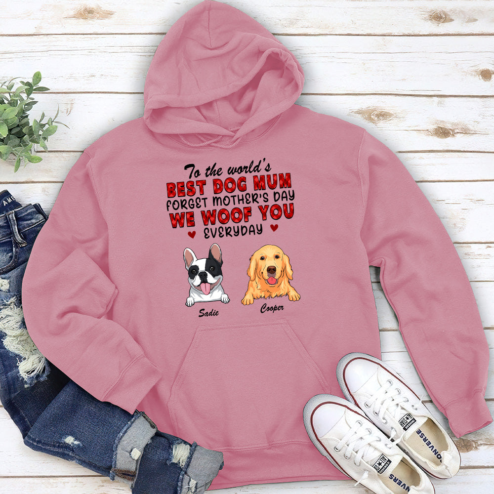 Forget Mom Day – Customizable Personalized Unisex 8.0 oz Hoodie for Pet Lovers