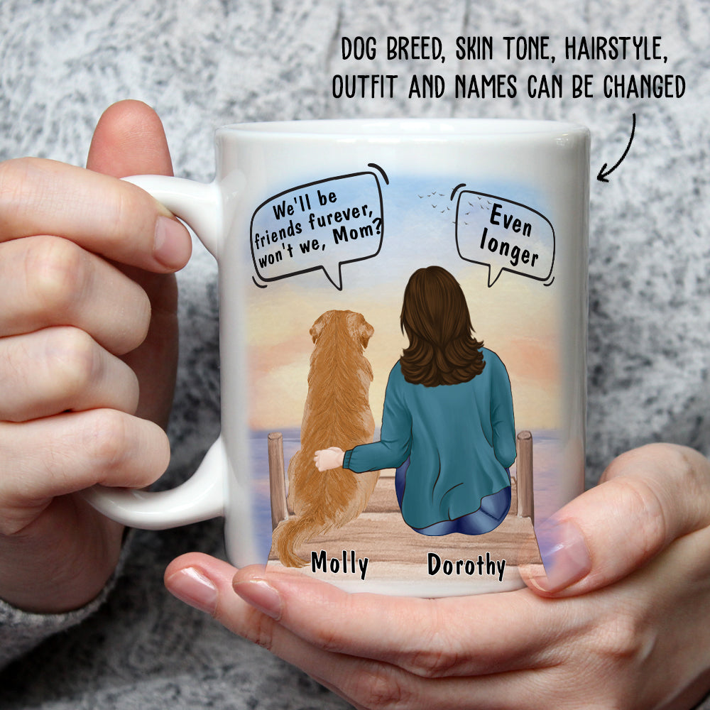 Friend Forever - Exquisite Personalized Custom Coffee Mug for Pet Lovers