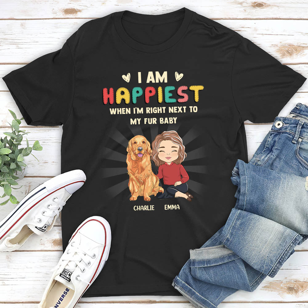 With My Fur Baby - Personalized Custom Unisex 5.3 oz T-shirt for Pet Lovers